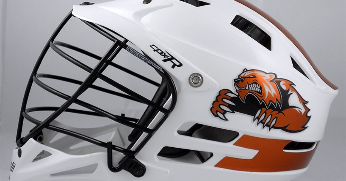 Lacrosse Helmet Side Decals Team Fitz Graphics