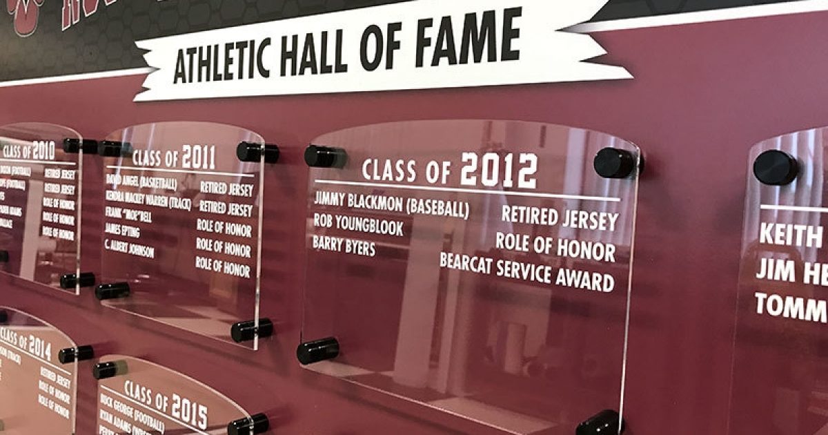 Hall of Fame Display Team Fitz Graphics
