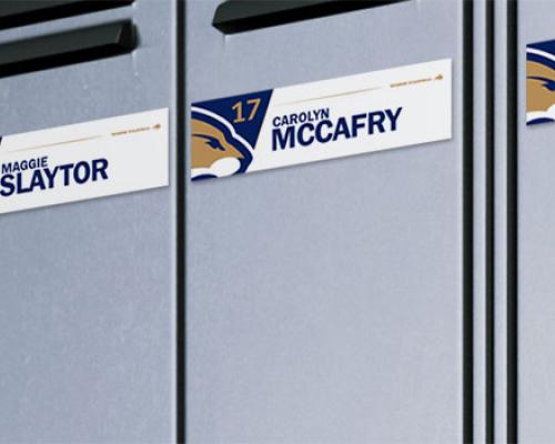 Locker Nameplates | Team Fitz Graphics