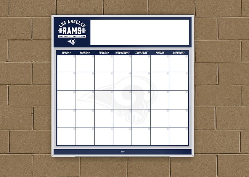 Calendar Dry Erase Boards Team Fitz Graphics