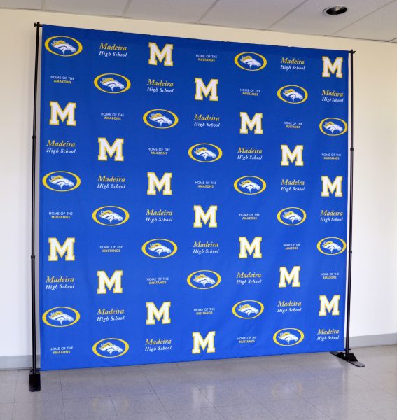 8 ' x 8' STEP & REPEAT BACKDROP BANNER 