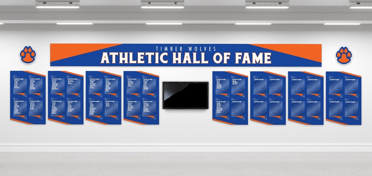 Hall Of Fame Display Team Fitz Graphics