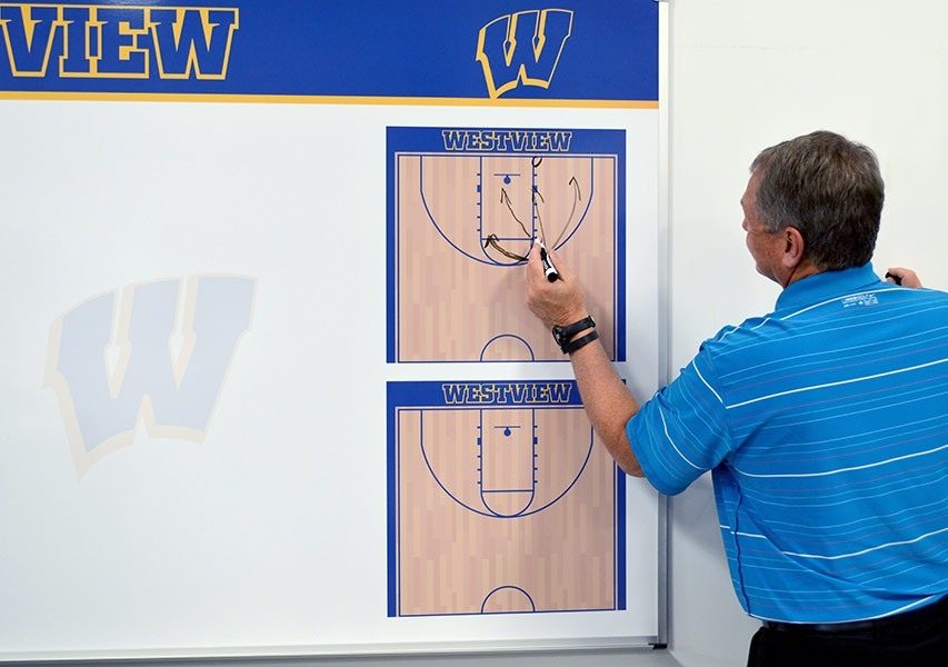 Custom Basketball Dry Erase Boards Team Fitz Graphics