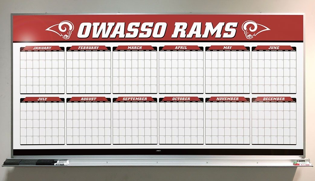 Custom Los Angeles Rams Football Schedule Magnets, Free Samples