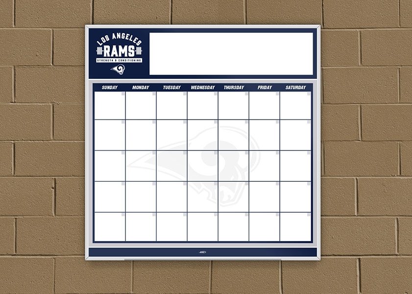 Calendar Dry Erase Boards | Team Fitz Graphics