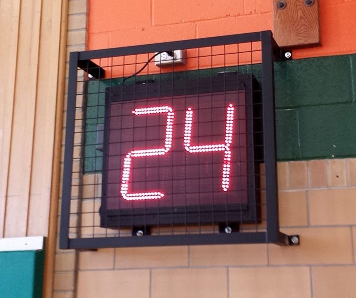 Shot Clocks, Play Clocks & Additional Timers Team Fitz Graphics