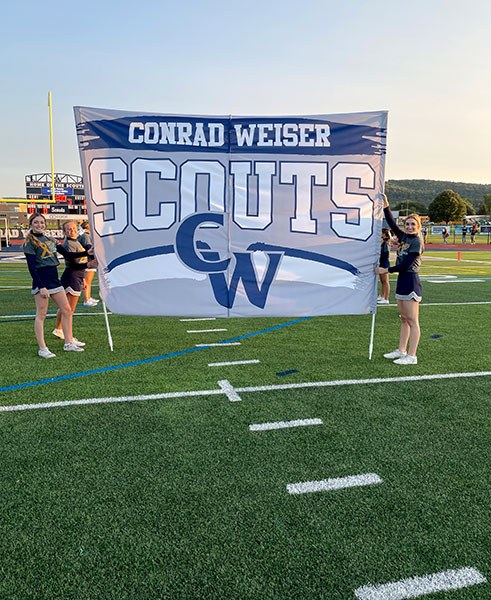 Cheer Run Through Banner