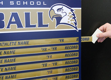 Slide In Record Board Record Replacement